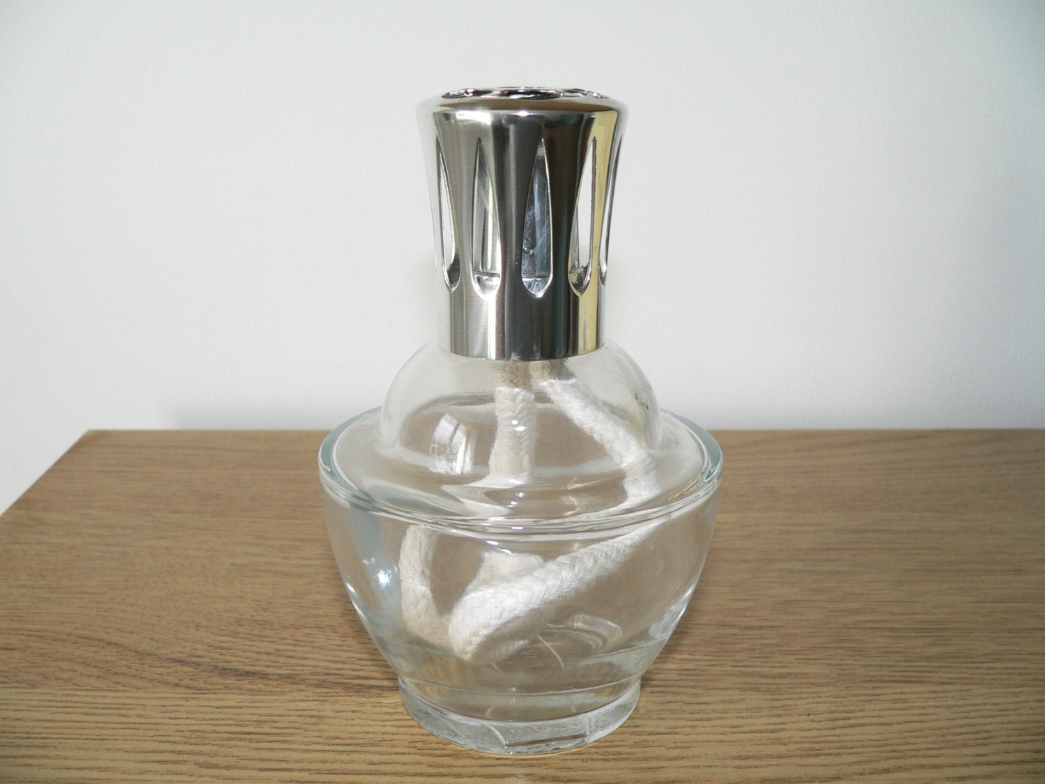 French clear glass Lampe Berger oil burner/ diffuser with