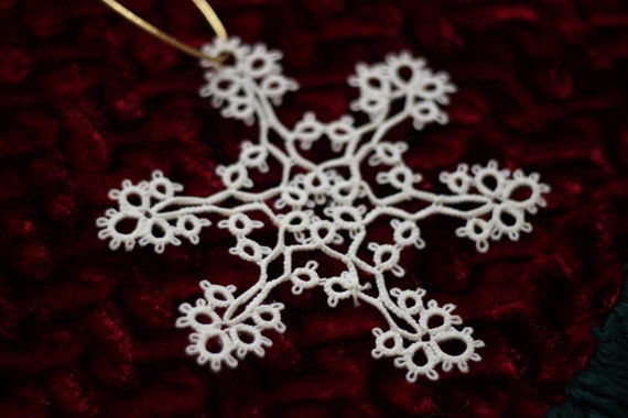 Tatted Lace Snowflake #17