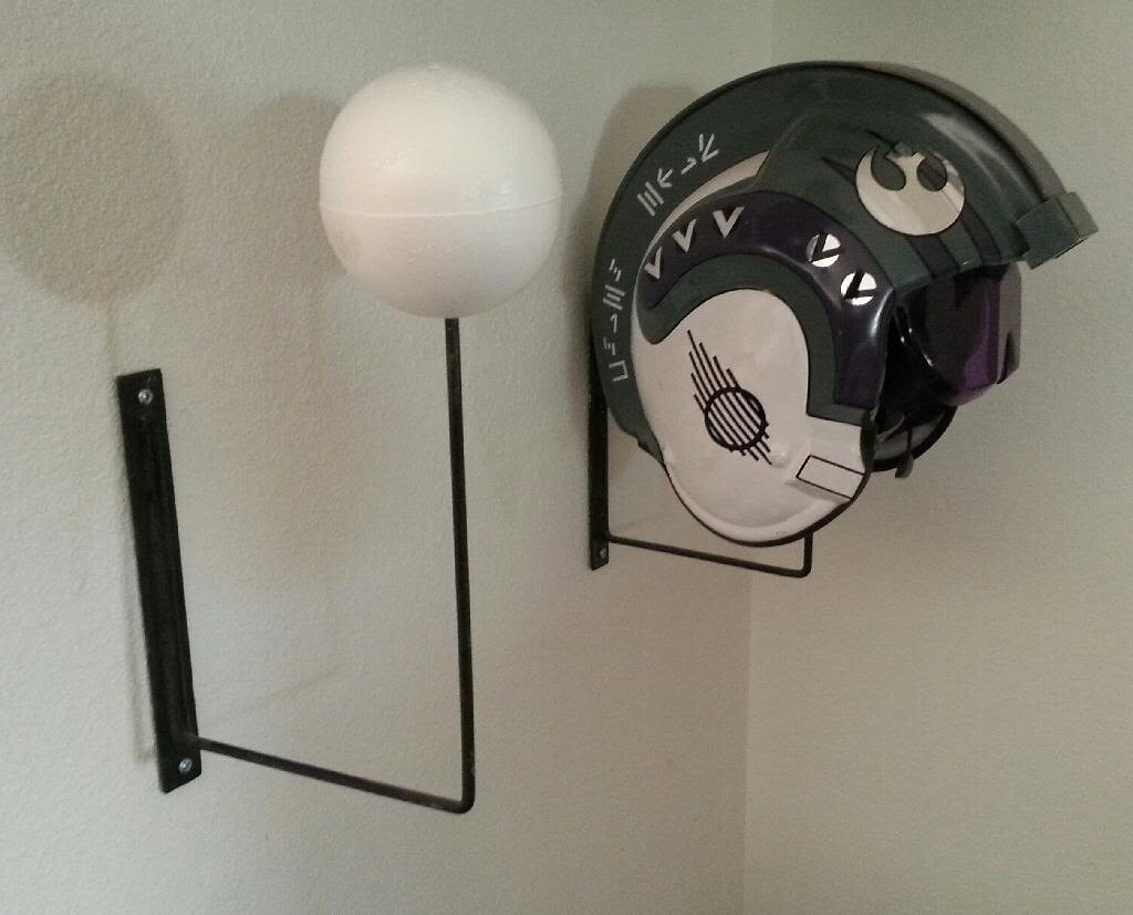 Helmet Stand Wall Mount