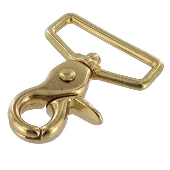 3002A 1 1/2 Natural Brass Swivel Trigger Snap by