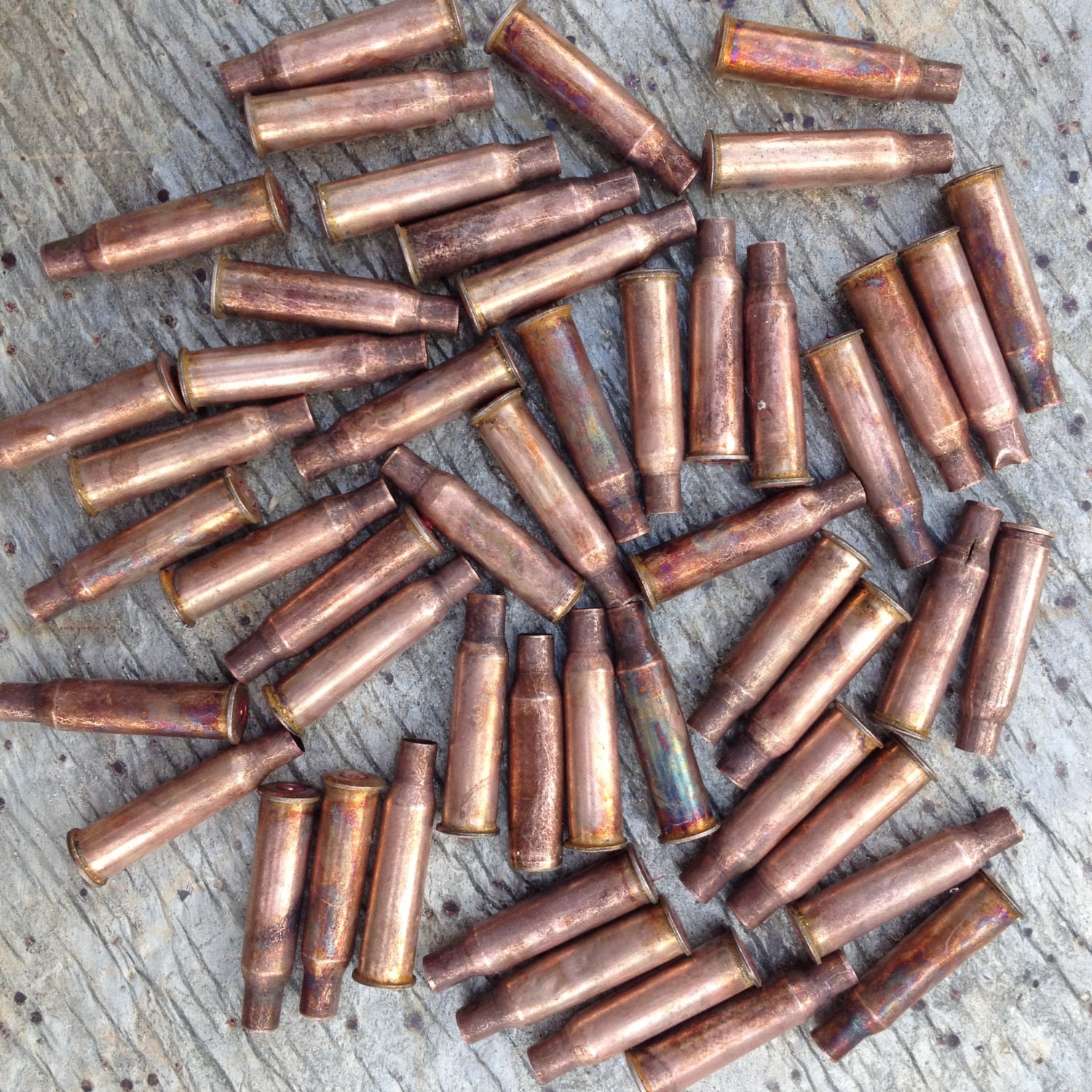 50pc Empty Bullet Casings for Steampunk Crafts
