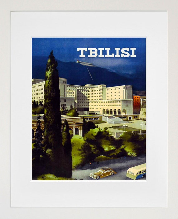 Poster Da Viaggio Leningrado URSS Anni '50 &ndash; Stile Vintage Russo, 16x24 Pollici