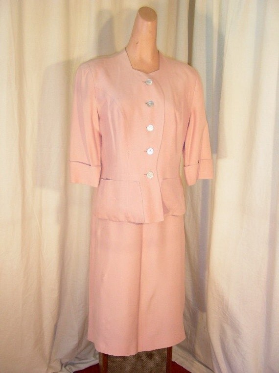 1950s Dusty Rose Suit