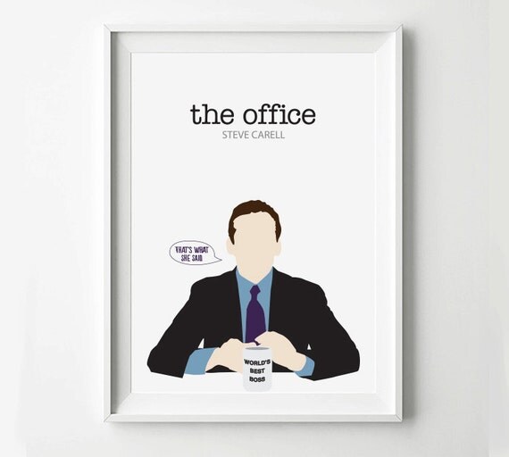 The Office Michael Scott TV Show Poster TV Poster by POSTERED