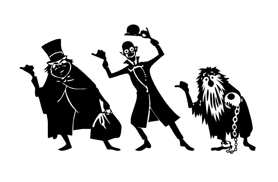 Download The Haunted Mansion one piece Vinyl Decal Choose Color and