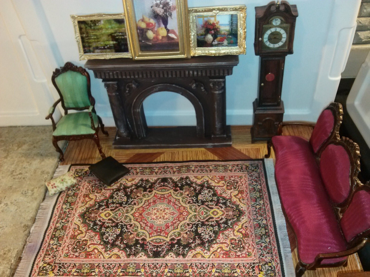 High Quality dollhouse furniture living room by FlipThisDollhouse