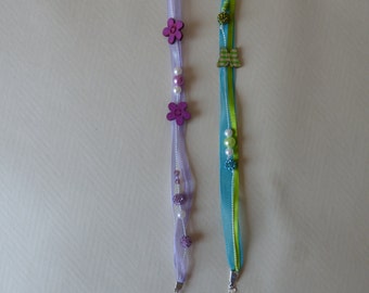 Bracelet ruban Célébration enfant - Made in FRANCE