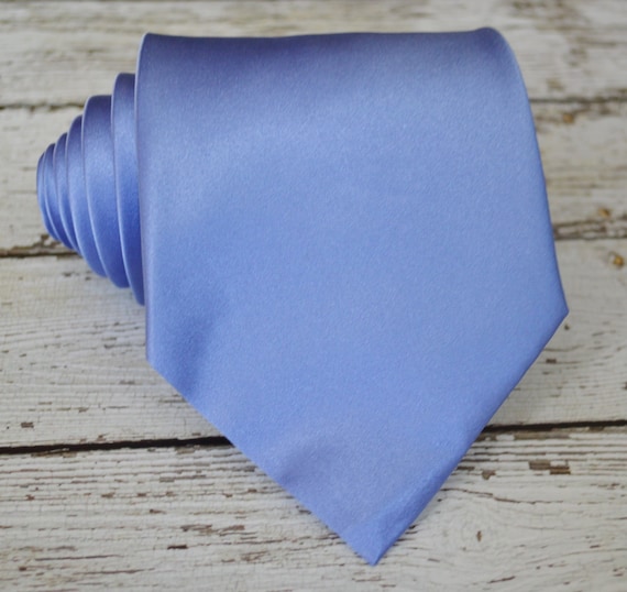 Periwinkle Tie. Groomsmen Tie. Mens Silk Tie. Periwinkle by Tietle
