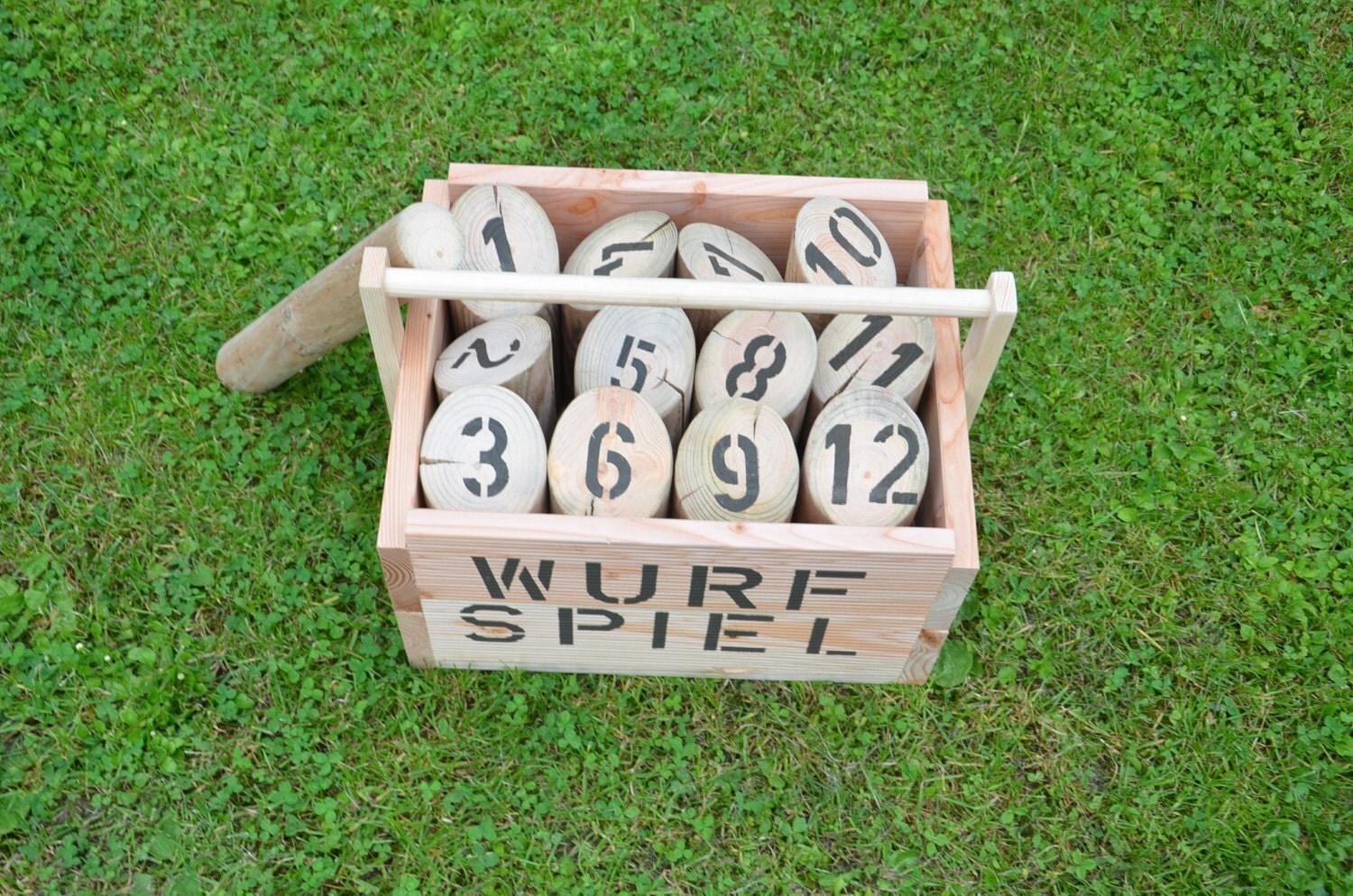 wooden throwing game by outdoorspieler on Etsy