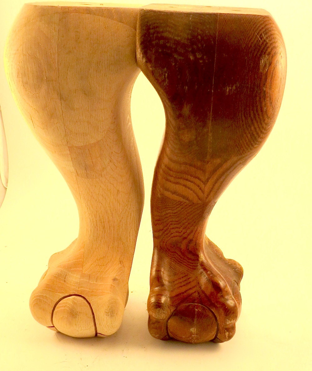 CLAW and BALL Pool Table Leg Solid Wood