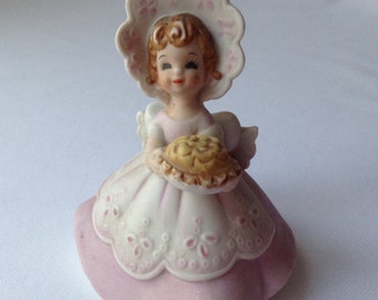 Sweet Josef Originals Figurine -Little Girl Holding A Pie