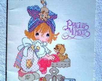 Vintage Precious Moments Cross Stitch Pattern Book PM33 ... This Is Your Day To Shine