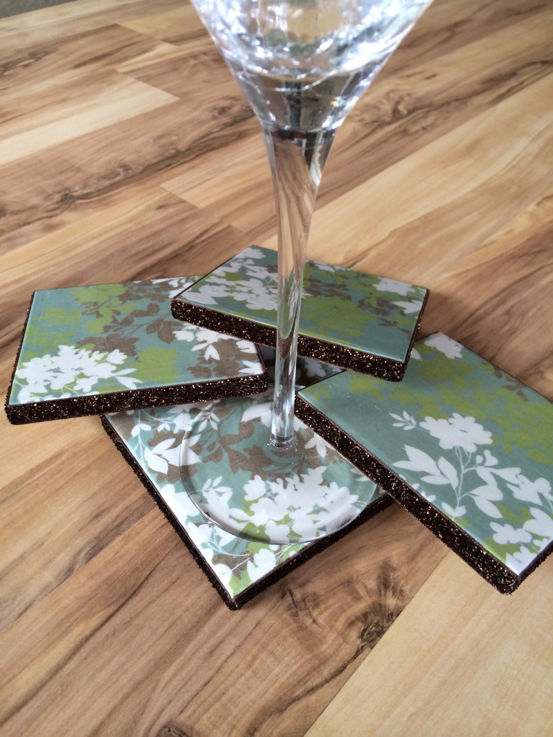 Sage Garden Coasters by Eladore on Etsy