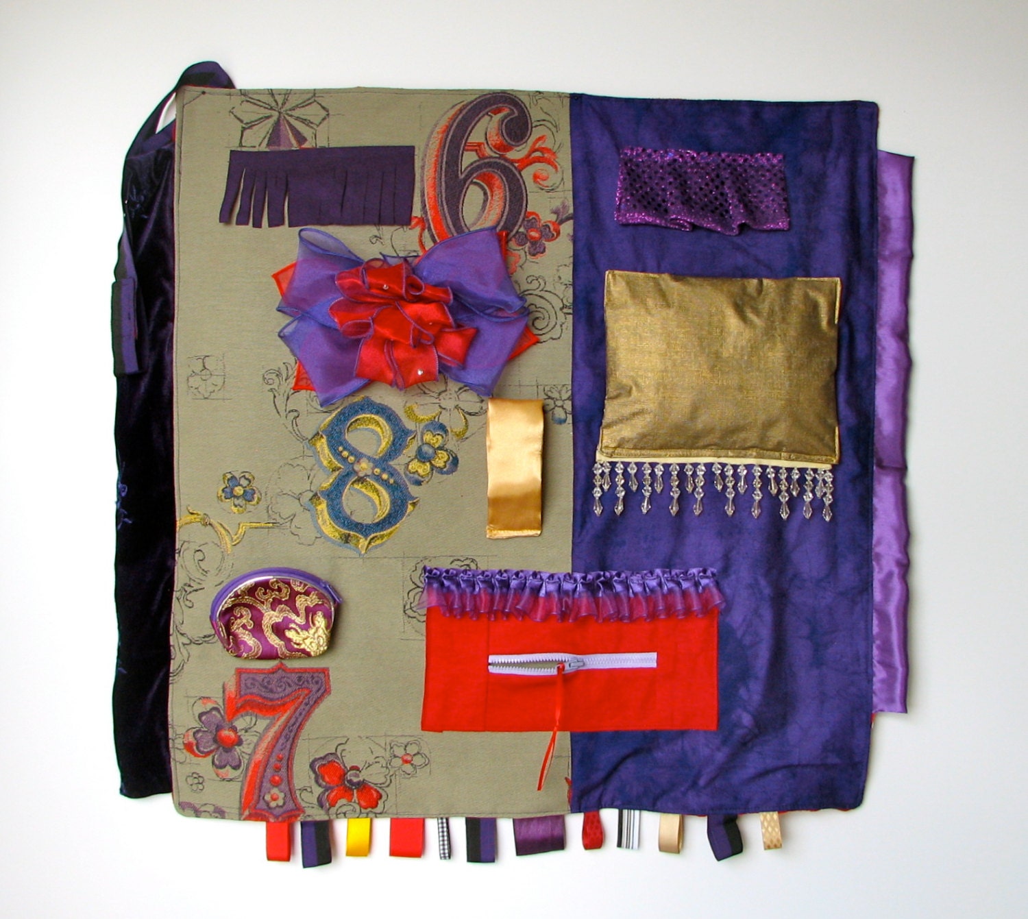 Activity blanket for Alzheimer's/dementia