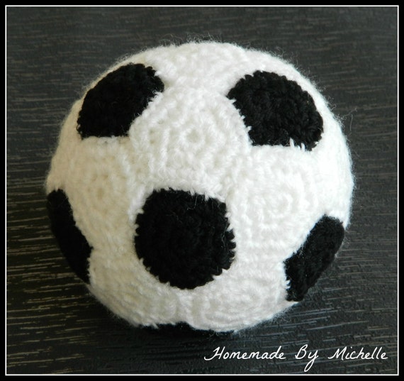 Items similar to Crochet football/ soccer ball on Etsy