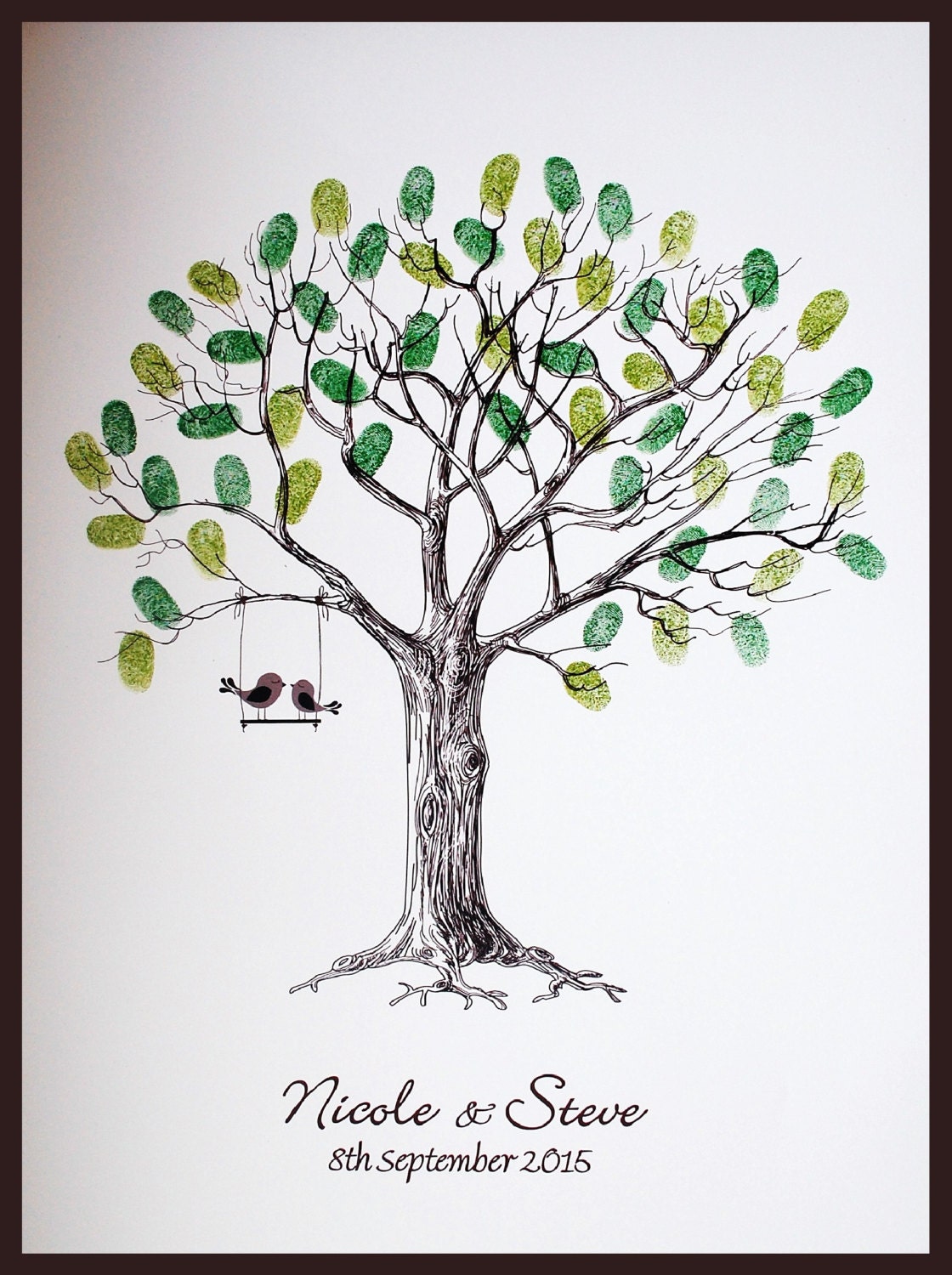 Wedding Fingerprint Tree