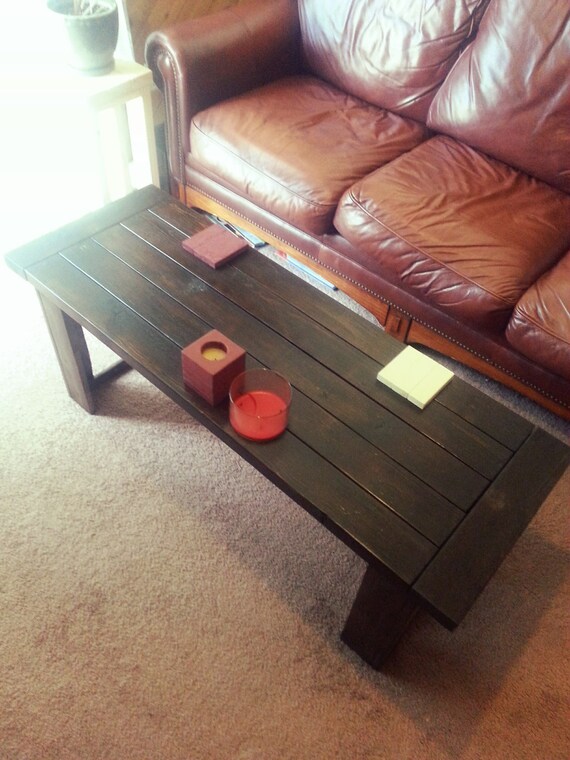 Beautiful handmade coffee table by SacredMadeWood on Etsy