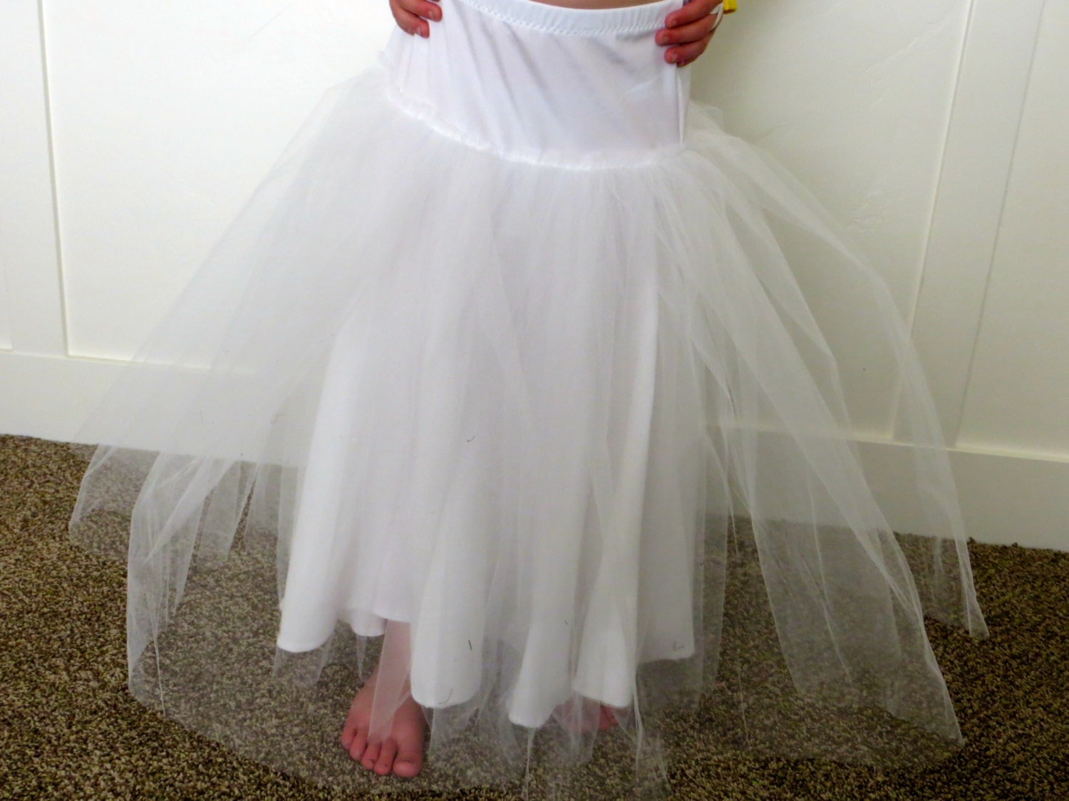 Tulle petticoat slip to wear under Princess dresses.
