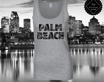 Palm Beach Womens Vest Top Hipster Urban Summer Shop Fashion Hype Man ...