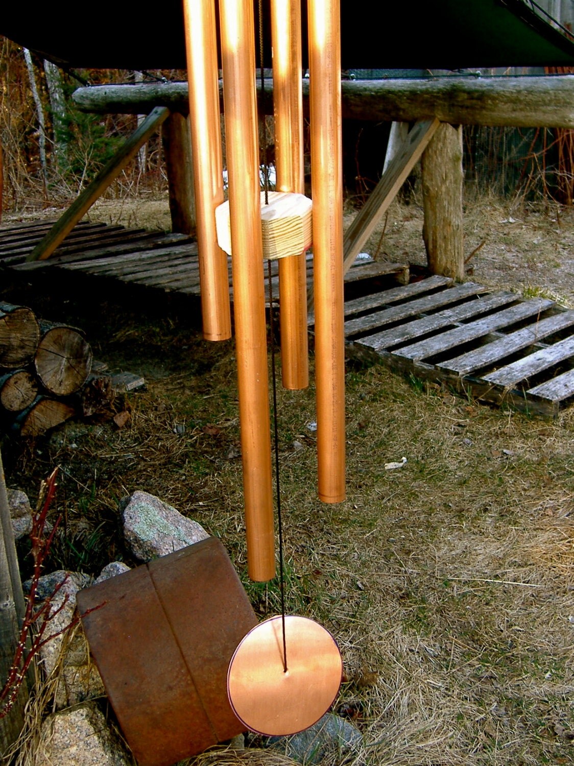 Architect's Bass Copper Wind Chimes. Designed to last a