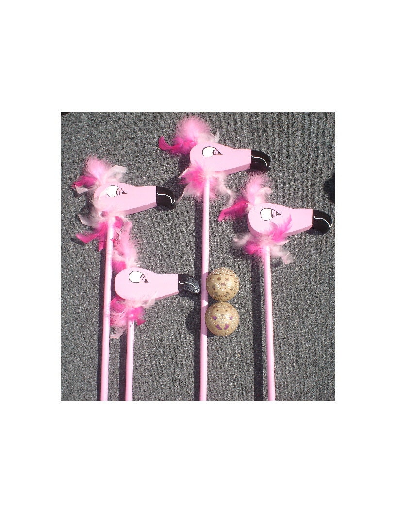 Alice in Wonderland Flamingo Croquet Set 6 Pieces