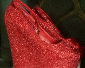 michael kors ellen leather wedge