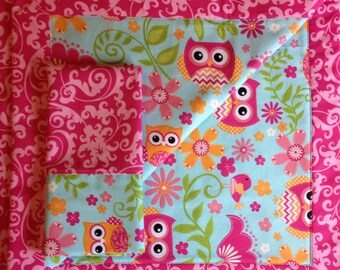 Playful Owls Quilted Blanket NCU0VL147