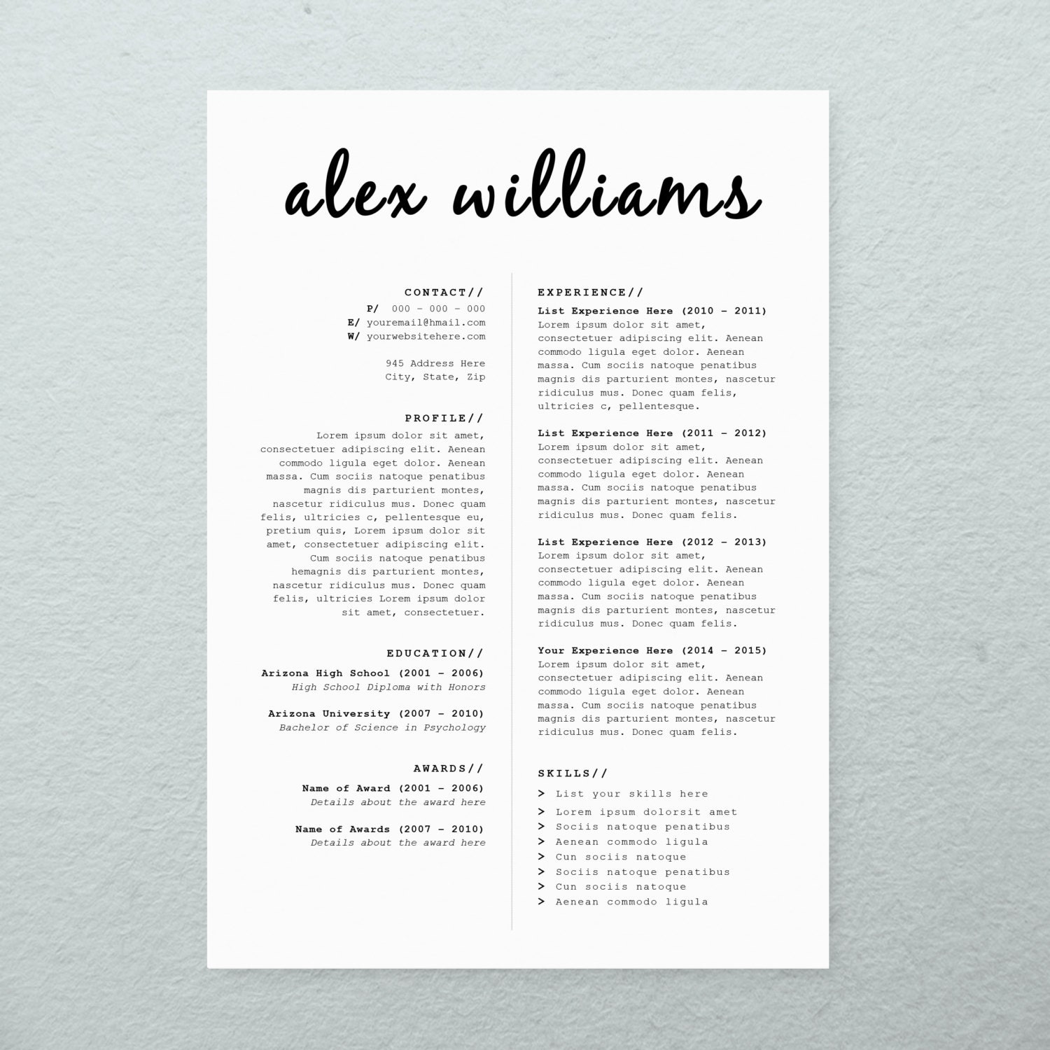 Cv Design Etsy | cv design cover letter printable resume by brandconceptco Cv Design Etsy | cv design cover letter printable resume by brandconceptco