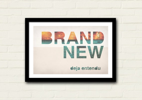 Brand New Band Poster 11 X 17 Art Print Deja Entendu