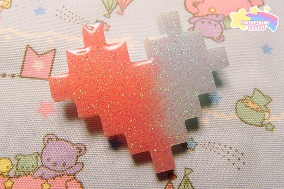 Pixel Heart Pin