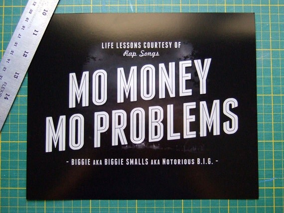 biggie smalls mo money mo problems lyrics