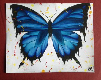 Popular items for butterfly painting on Etsy