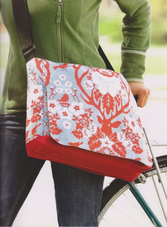 PDF Pattern tutorial of messenger bag with by callmelondon on Etsy