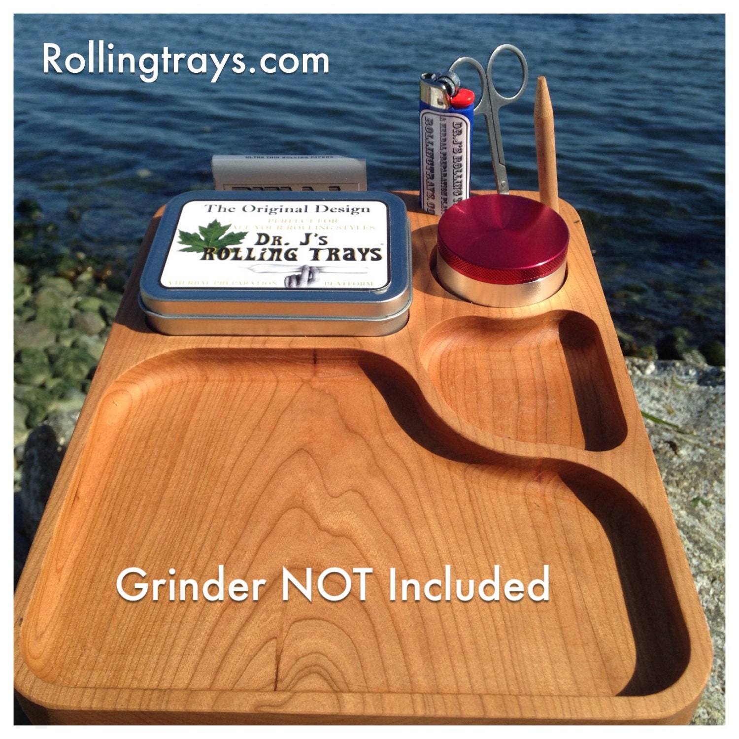 Cherry Marijuana Weed Tabacco Rolling/Kit by DrJsRollingTrays