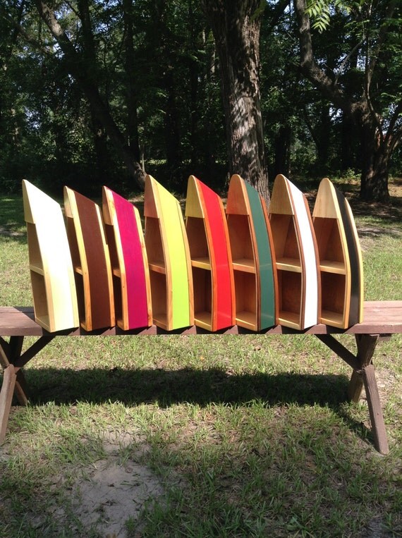 Items similar to Handmade Wooden Rowboat Boat Shelves Boat Shelf Canoe