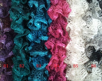 Sashay Yarn Scarves - Sequined