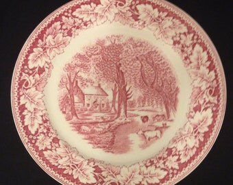 Currier & Ives Print Plate by Homer Laughlin