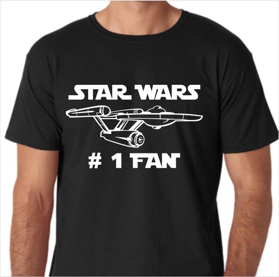 Star Wars Star Trek Parody Number One Fan Funny Custom Made