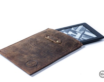 Leather KINDLE PAPERWHITE CASE sleeve cover genuine real brown tan handmade Amazon