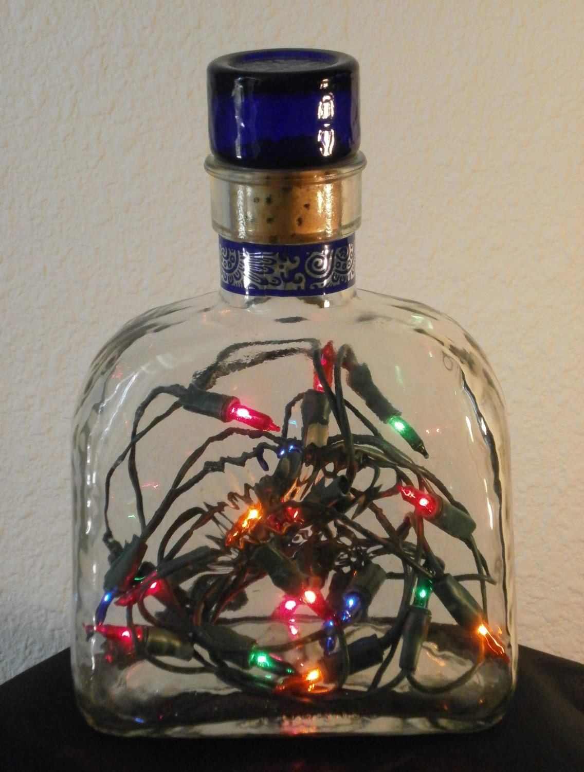 Tequila Bottle Light by LightsplusBottles on Etsy