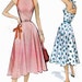 Rockabiily 1950s McCalls 9399 Best HALTER Dress Vintage 50s era Sewing pattern Size16 Bust 34