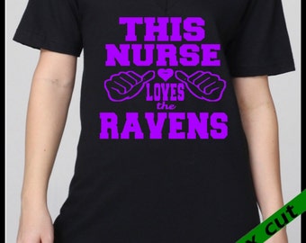 Items similar to On Sundays We Wear Purple Baltimore Ravens T-Shirt on Etsy