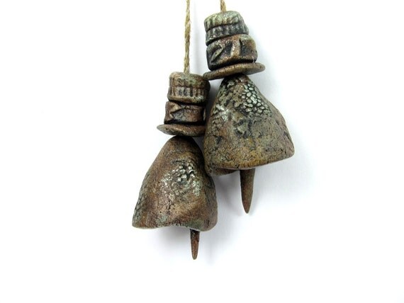 All that Glitters Rustic Woodland Bell Pendants