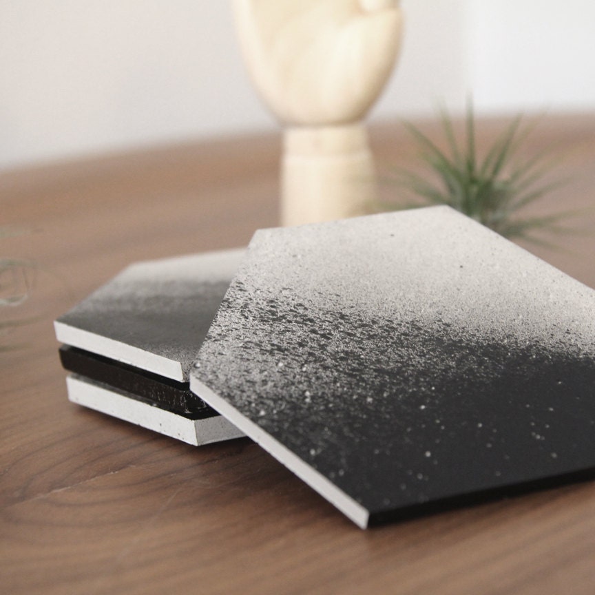 Concrete Coaster Set of 4 Etsy finds