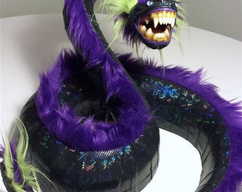 Faux Taxidermy - Ferocious Furry Snake