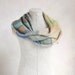 Infinity Scarf Knit Scarf Shawl Wrap Winter Scarf Pastel Scarf Knit Infinity Scarf Women Neck Scarf Latvia Shoulder Wrap Misty Trail Meadow