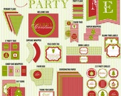 Traditional Christmas PRINTABLE Party (INSTANT DOWNLOAD) by Love The Day Il_170x135