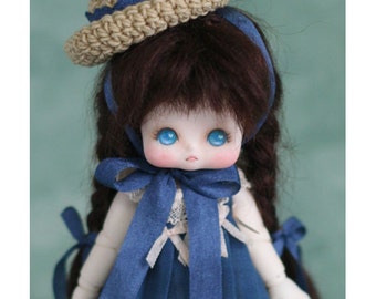 OOAK Candy Smoothie Original Resin head + Felix Brownie Body BJD Doll