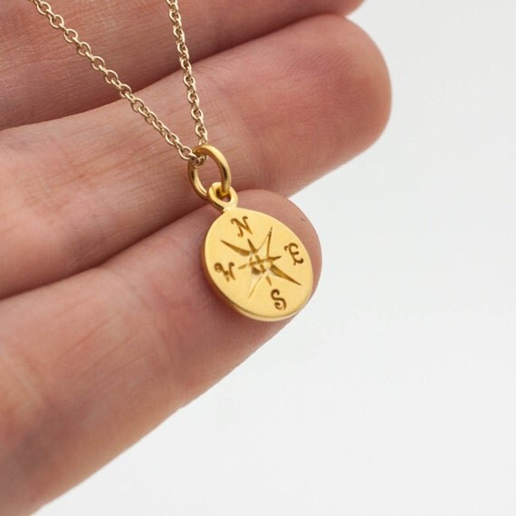 14k solid gold compass necklace gift ideas for by 14k solid gold compass necklace gift ideas for by