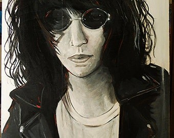14 "x 18" Joey Ramone Portrait-Original Gemälde